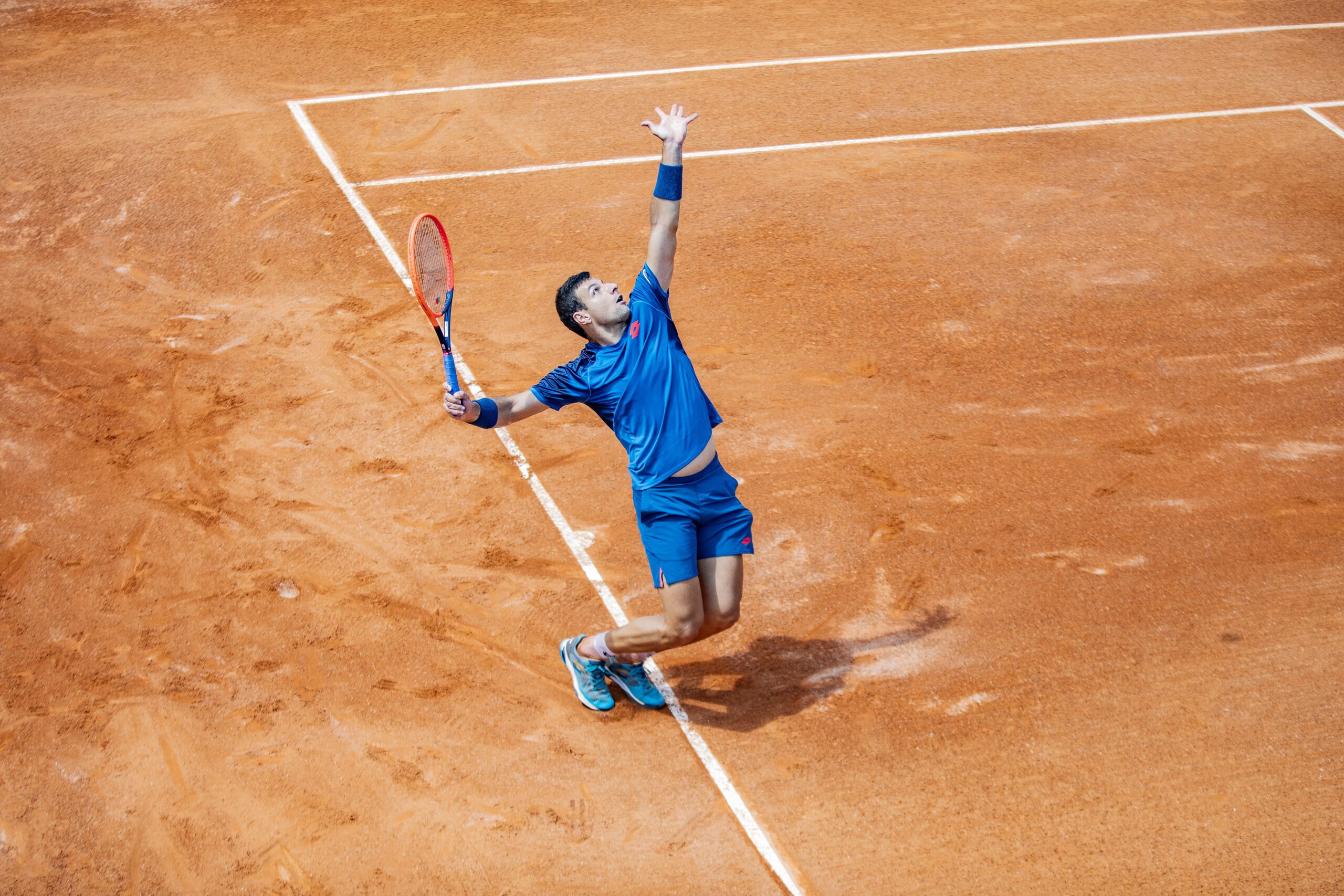 Joueur de tennis au BNP Paribas Primrose