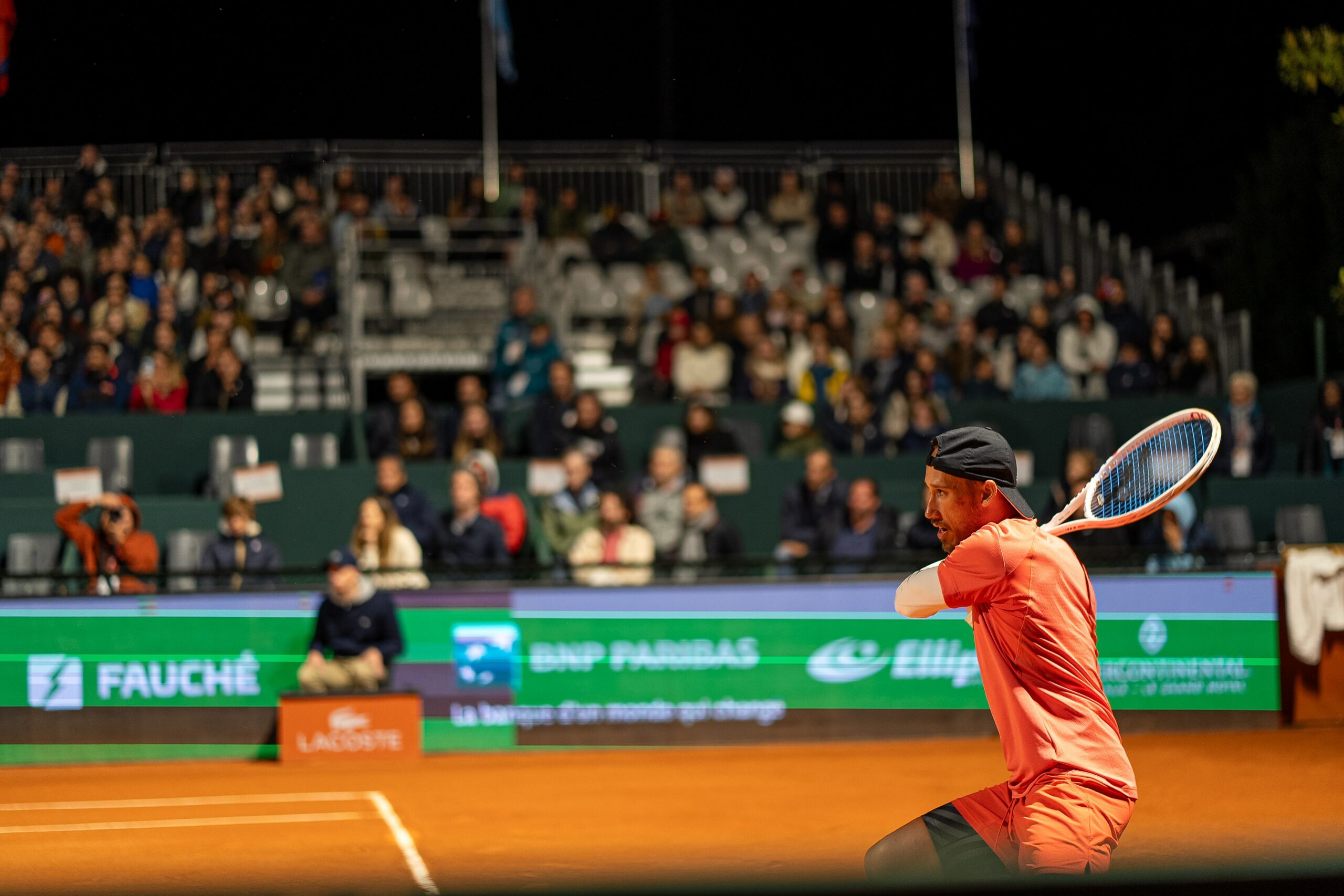 Joueur de tennis au BNP Paribas Primrose